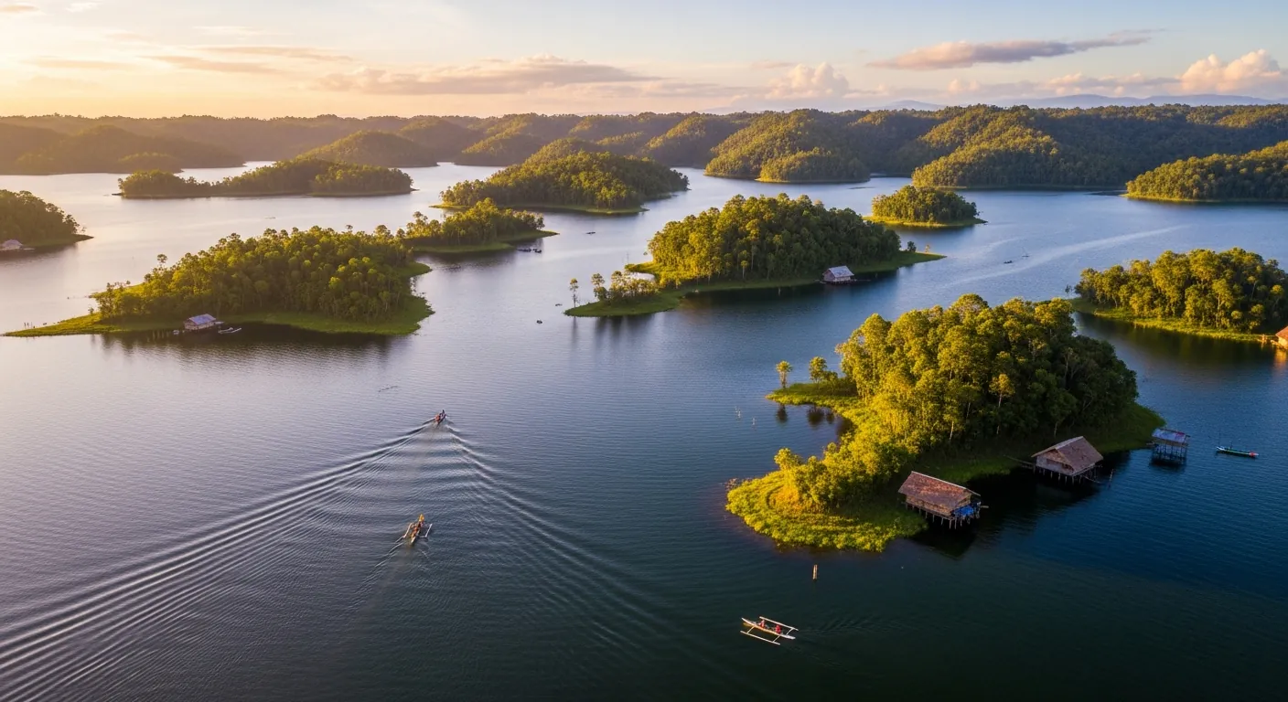 Lake Sentani near Jayapura, Papua